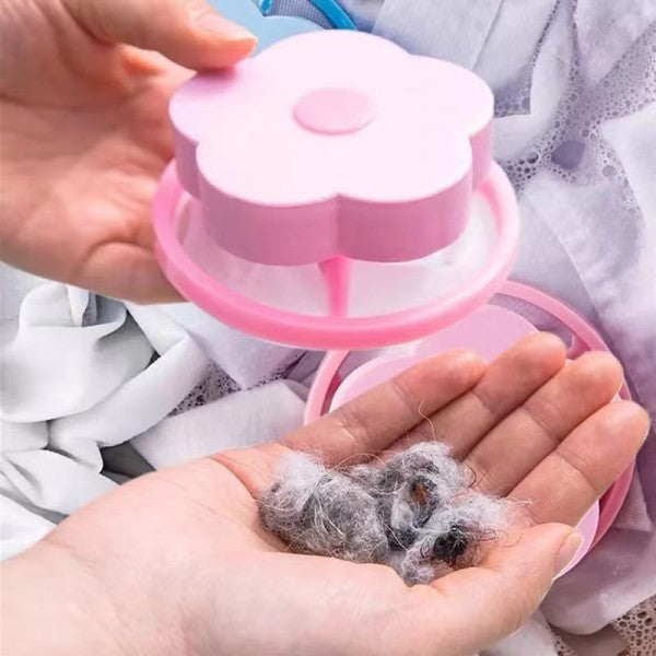 Washing Machine Lint Filter Hair Catcher Floating Mesh Bag - Shop N Save