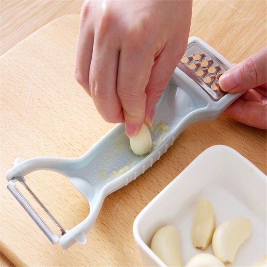 Multi Functional Fruit Vegetable Double Side Cutter - Light Pink