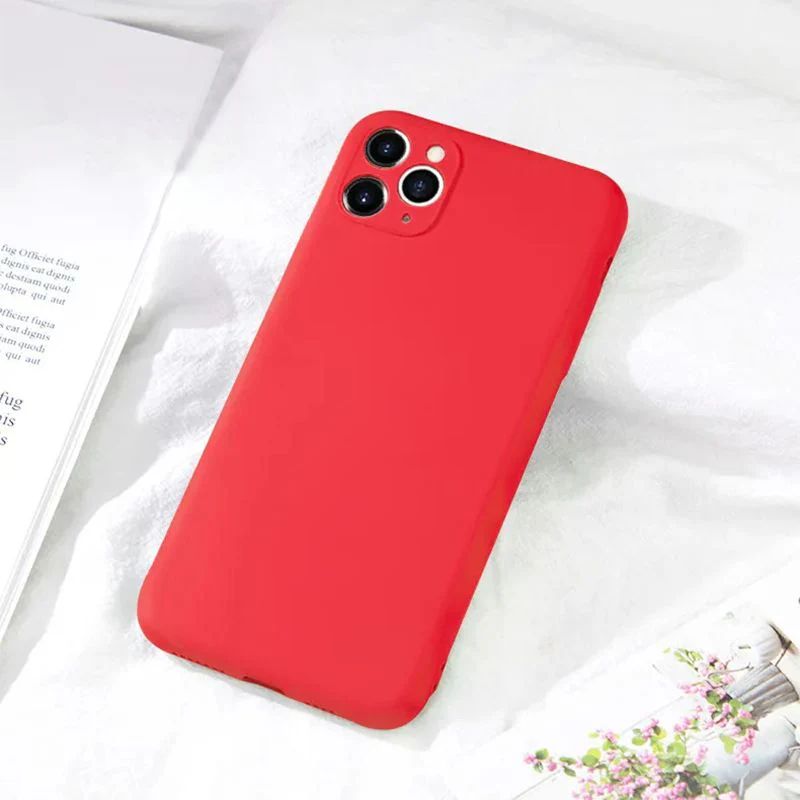 Luxury Silicon case for IPhone 11 Pro (Red)