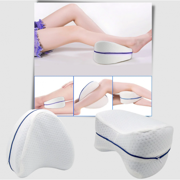 Soft Foot Cushion Body Memory Legs Foam Pillow - White