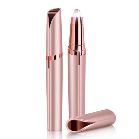 Easy Portable Eyebrow Hair Remover Rechargeable Trimmer - Pink - Shop N Save