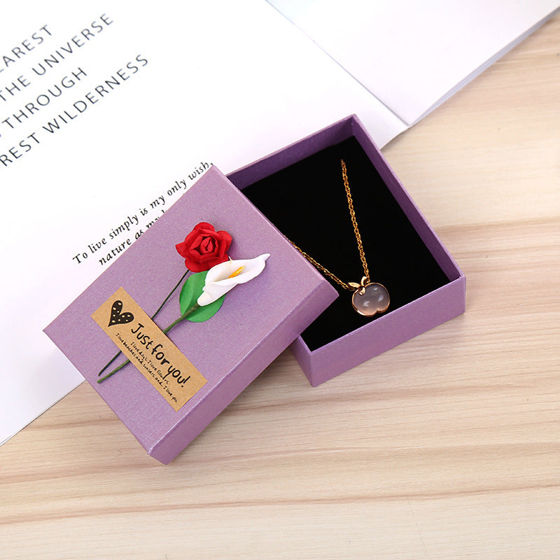 Square world cover jewelry box
