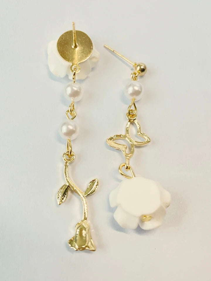 Camellia Flower Earrings - Romantic Luxury for Women and Girls - Shop N Save