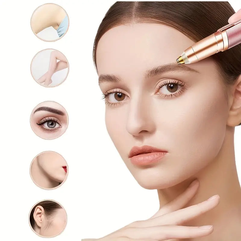 Rechargeable Eyebrow Trimmer - Precision Hair Removal for Women - Shop N Save