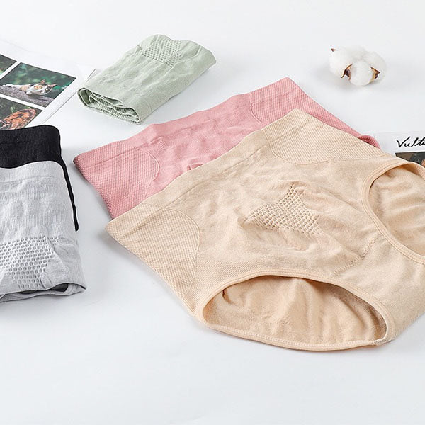 High Waist Belly Slim Ladies Bottom Body Shaper Underwear - Gray