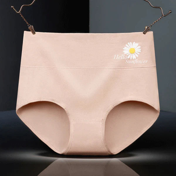 Floral Print High Waist Women's Underwear Soft Stylish and Comfortable Innerwear - Skin - Shop N Save