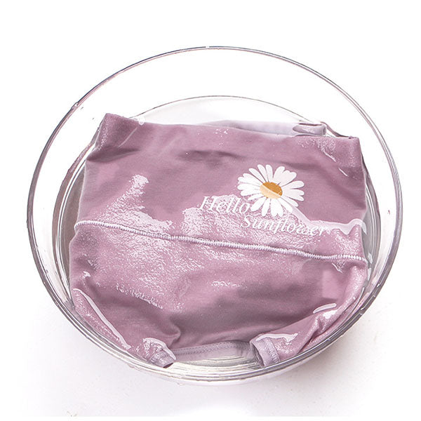 Floral Print High Waist Women's Underwear Soft Stylish and Comfortable Innerwear - Light Purple - Shop N Save