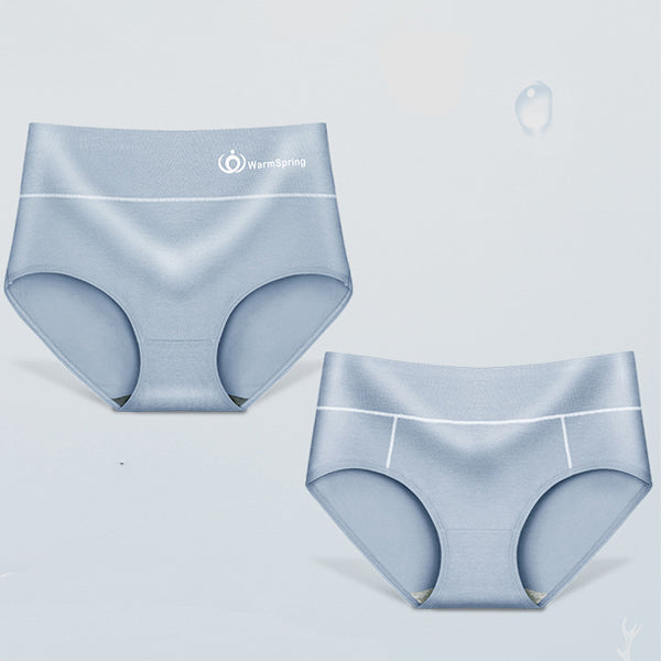 Soft Elastic Waist Comfortable Plain Color Hipster Underwear for Women - Shop N Save