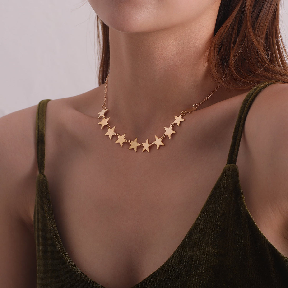 Star Choker Necklace - European American Fashion, Alloy Pendant - Shop N Save