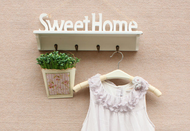 Home Decoration Hook Wall Hanging Wall Decoration Coat Hook White