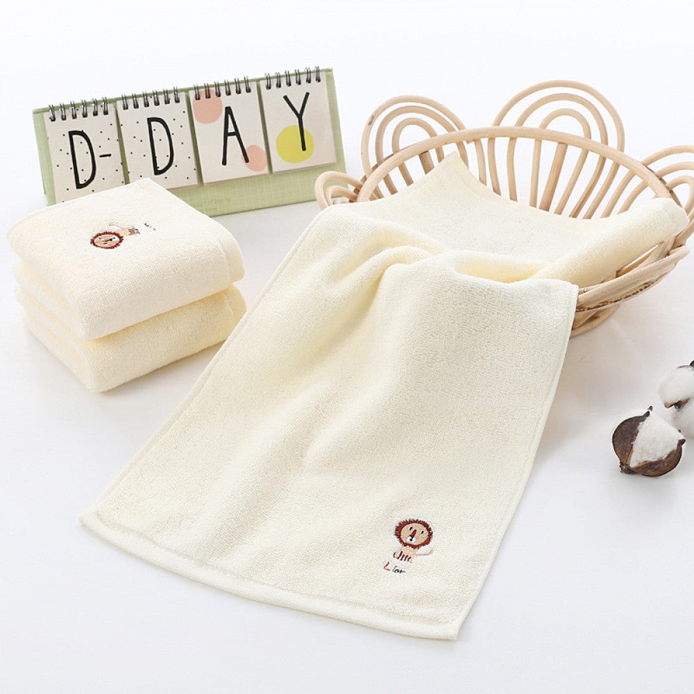 Pure Cotton New Born Towel 25x50cm - Pink - Shop N Save
