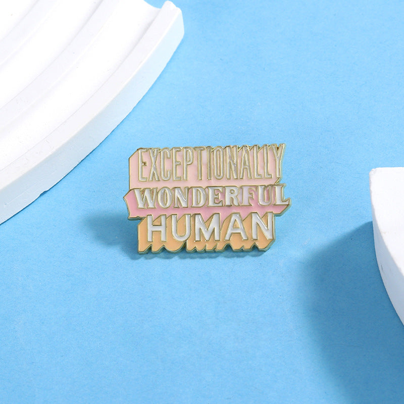 Cute English Letter New Arrival Alloy Brooch