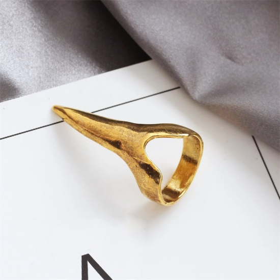 Magic Claw Plate Hair Nail Ring Wolverine Silver
