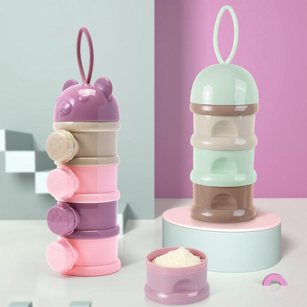 Portable New Born Milk Powder Multi-Layer Food Supplement Box - Shop N Save