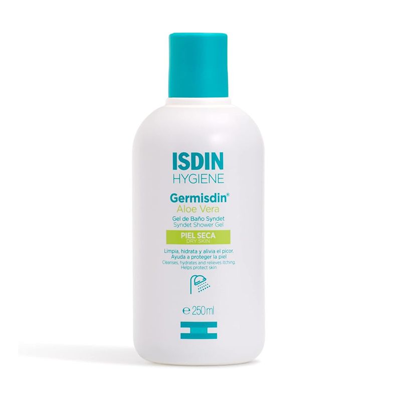 ISDIN GERMISDIN ALOE VERA SHAMPOO BATH GEL DRY SKIN 250ML - Shop N Save