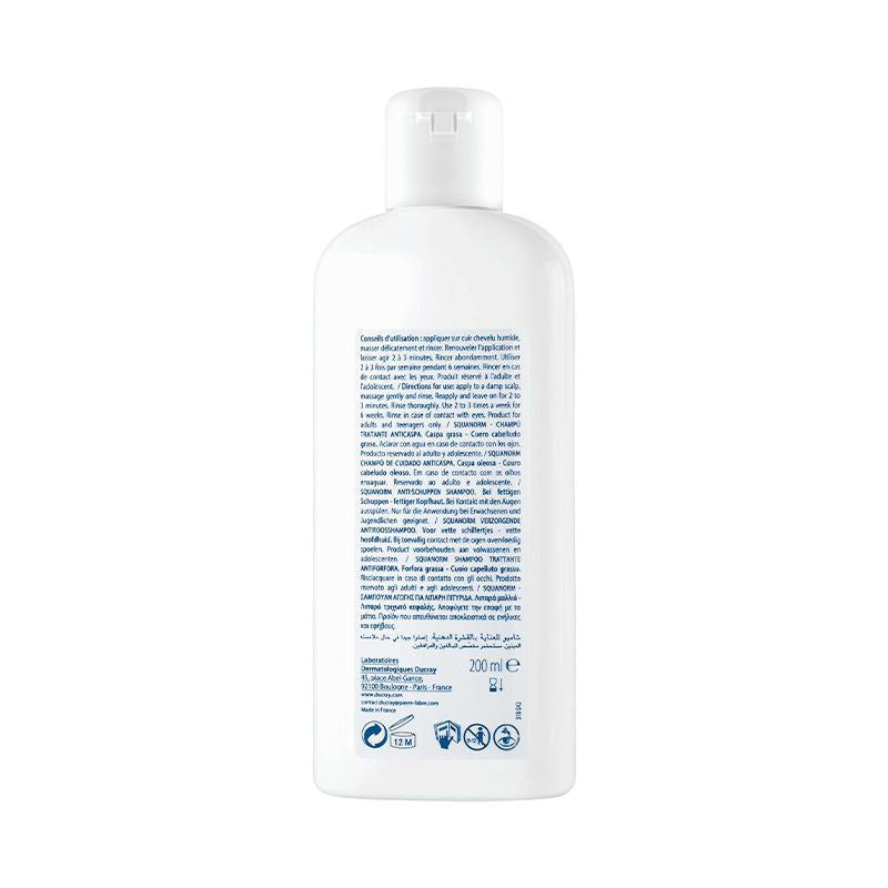 DU SQUANORM TREATMENT SHAMPOO OILY DANDRUFF 200ML FAGAR - Shop N Save