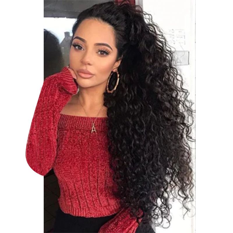 European & American Ponytail Wigs: Chemical Fiber, African Straps