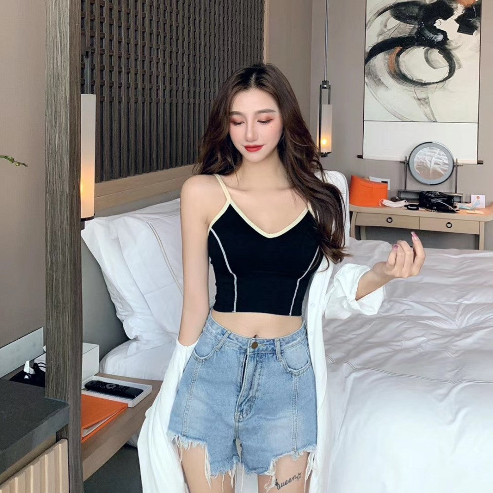 Women Fashion Tube Top Bra Cotton - Black - Shop N Save