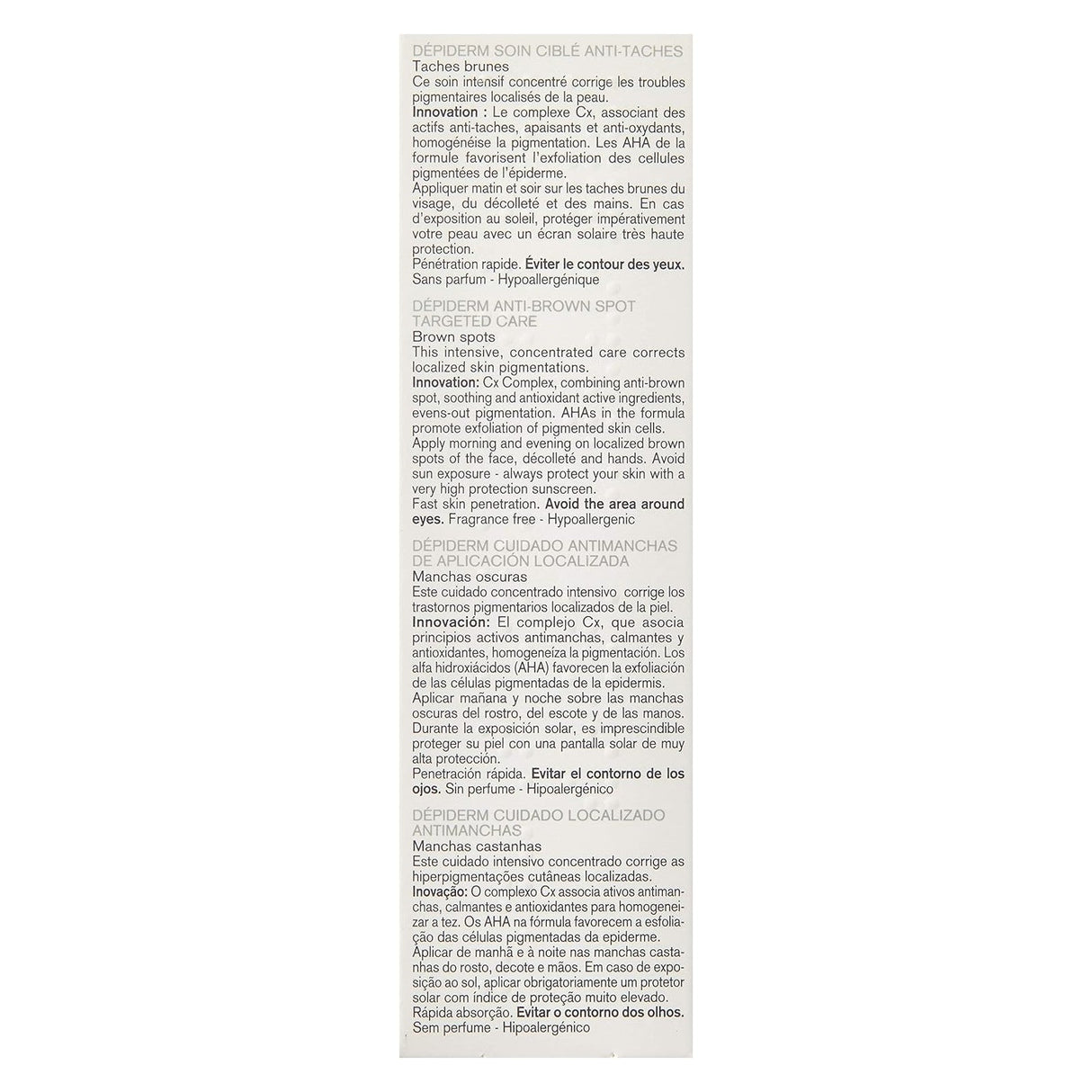 DEPIDERM ANTI BROWN SPOT TARGETED CARE 15ML - Shop N Save