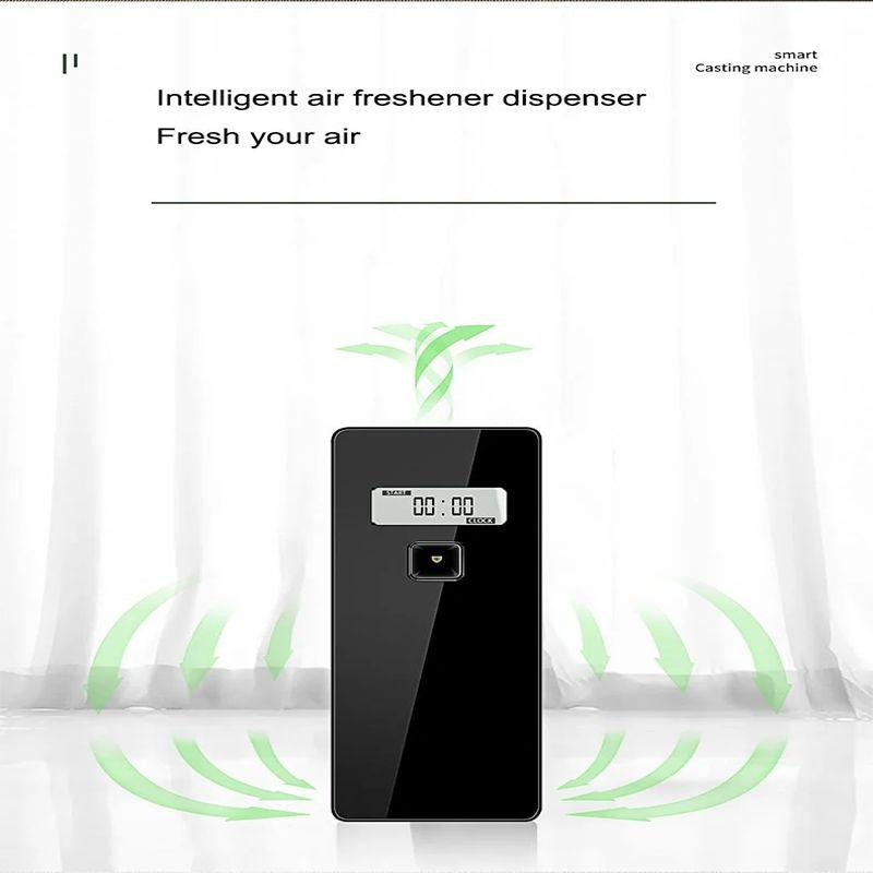 GS Dispenser Aerosol-LCD-E Black With Logo (N.Device) - Shop N Save