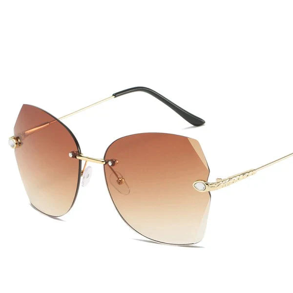 Ladies Fashion Simple Gradient Sunglasses - Purple Red - Shop N Save
