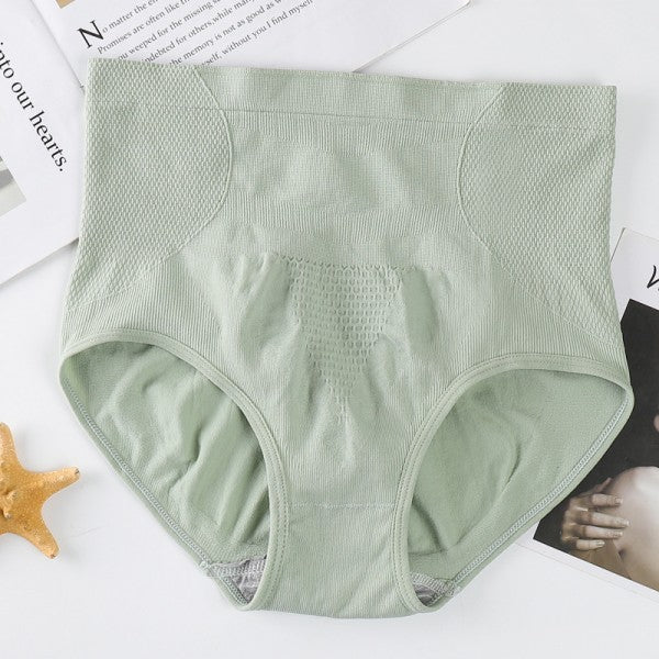 Women High Waisted Cotton Underwear - Pink