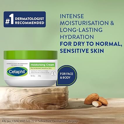 Cetaphil Moisturizing Cream: 250g, Dermatologist-Recommended, Intense Hydration - Shop N Save