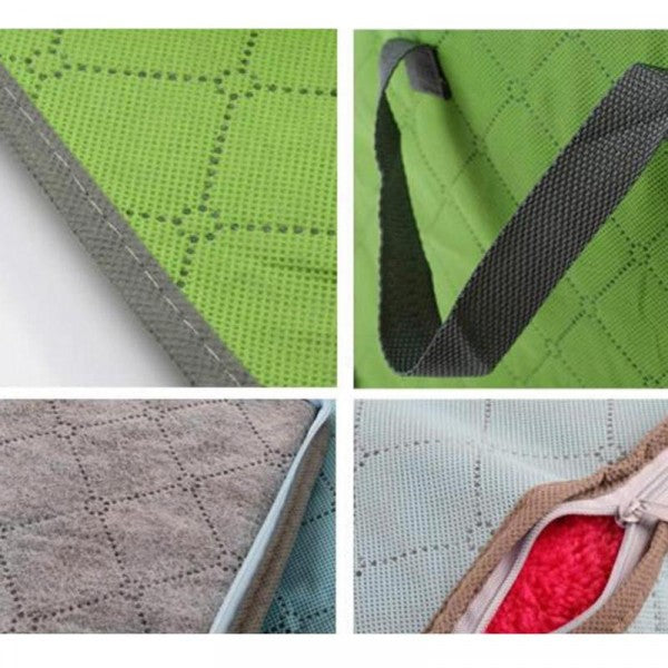 Nonwoven Clothes Finishing Quilt Storage Bag - Green