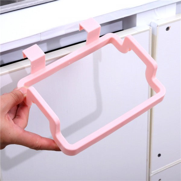 Multipurpose Creative Plastic Kitchen Cabinet Garbage Bag Shelf