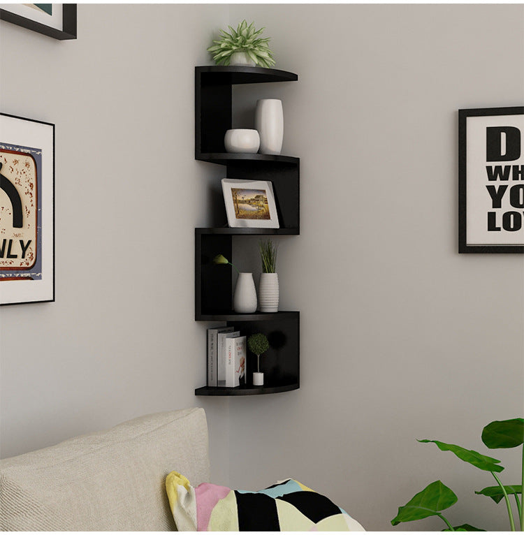 Wall Creativity Lattice Wall Corner Wall Decoration Shelf Bedroom