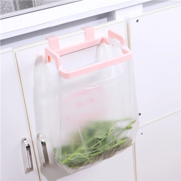 Multipurpose Creative Plastic Kitchen Cabinet Garbage Bag Shelf