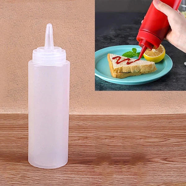 Plastic Squeeze Condiment Ketchup Sauce Bottle - Red - Shop N Save
