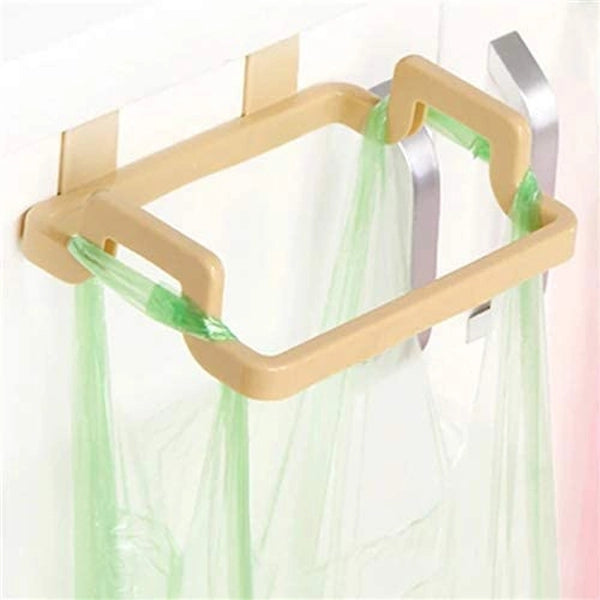 Multipurpose Creative Plastic Kitchen Cabinet Garbage Bag Shelf