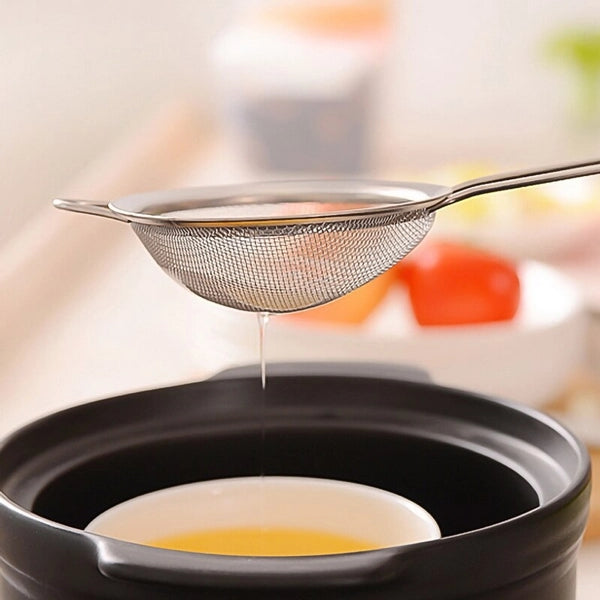 3 Pcs Multipurpose Strainers Sieves Colander - Silver - Shop N Save