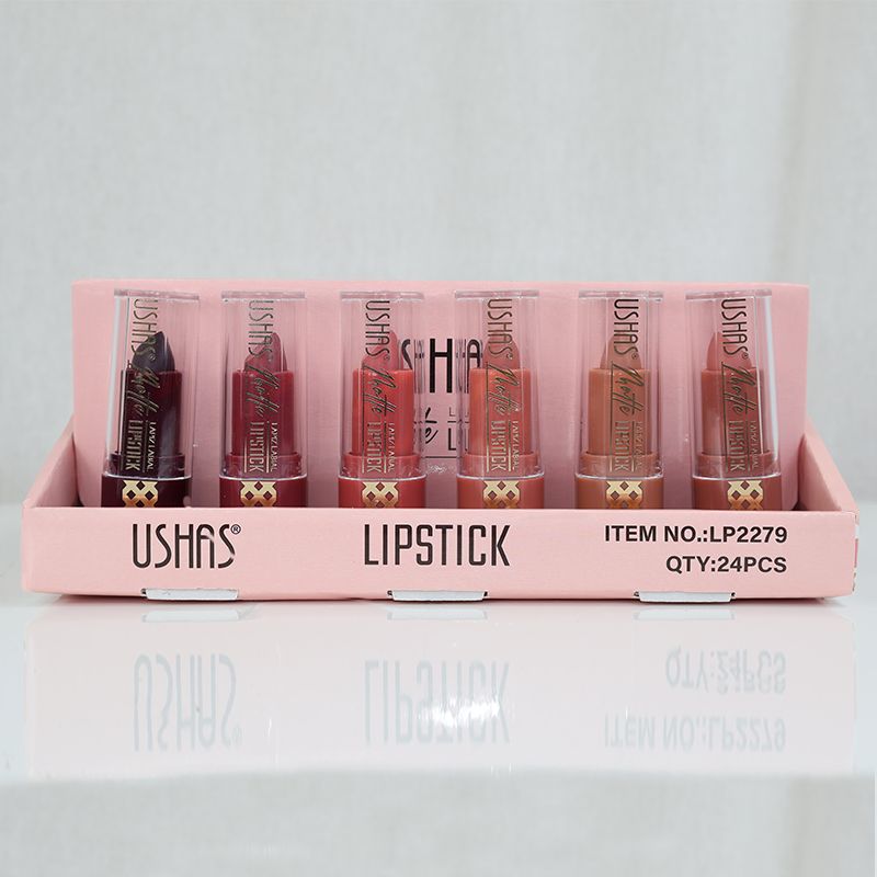 Ushas Matte Lipstick Lapiz Labial - Light Blush (04)
