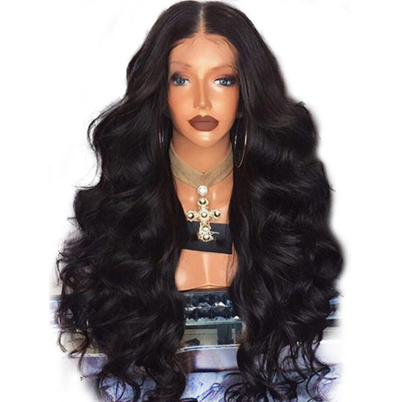 Wig Women's European & American Fashion 13*4 Front Lace Headgear