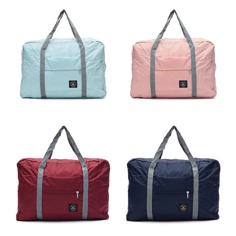 Foldable Waterproof Duffel: Lightweight Travel Bag for Sports & Vacation (Red) - Shop N Save