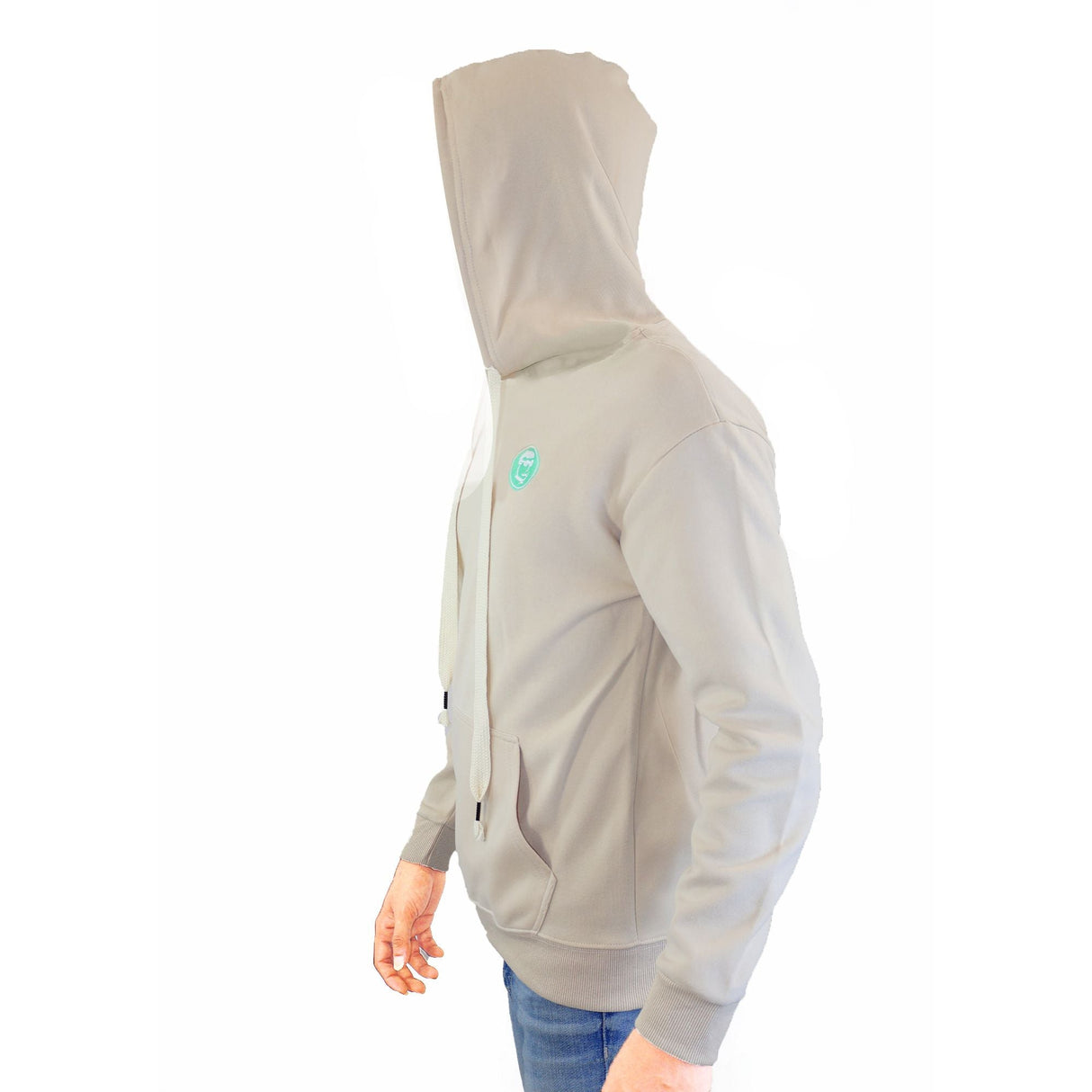Mens Sweatshirt Rucci Hoodie Pullover Sweater - (Beige)
