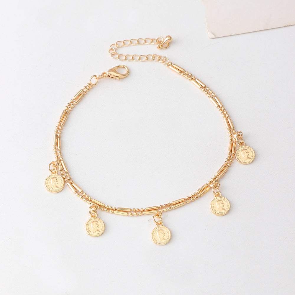 Shell Leaf Fashion Pendant Women's Footwear