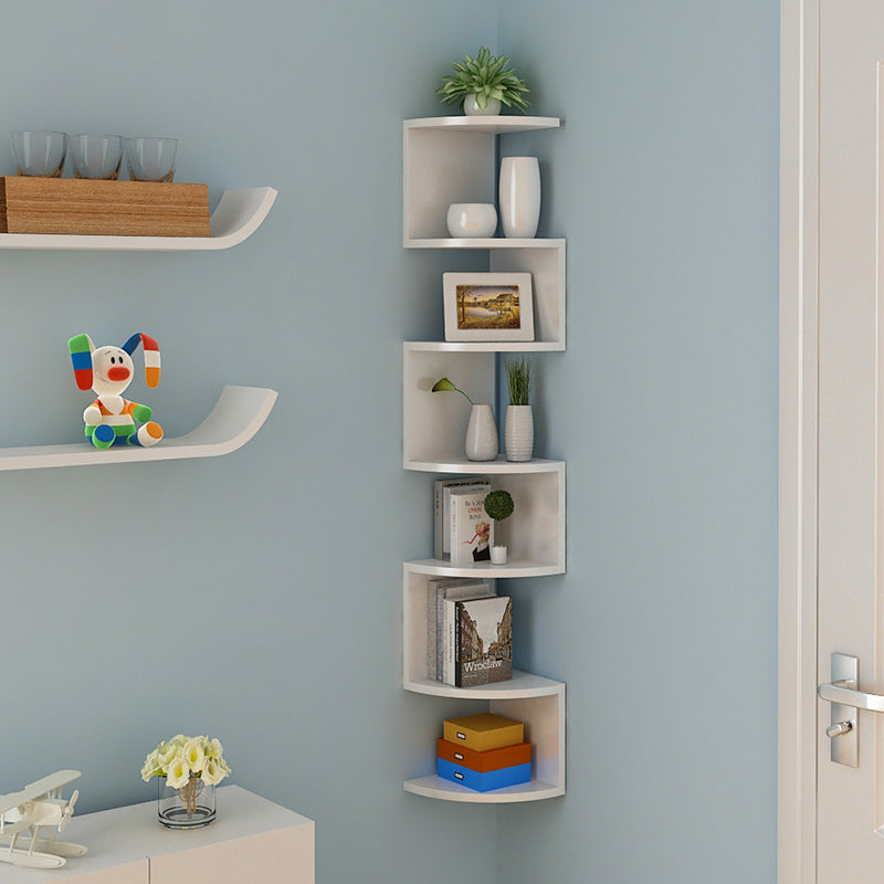 Wall Creativity Lattice Wall Corner Wall Decoration Shelf Bedroom