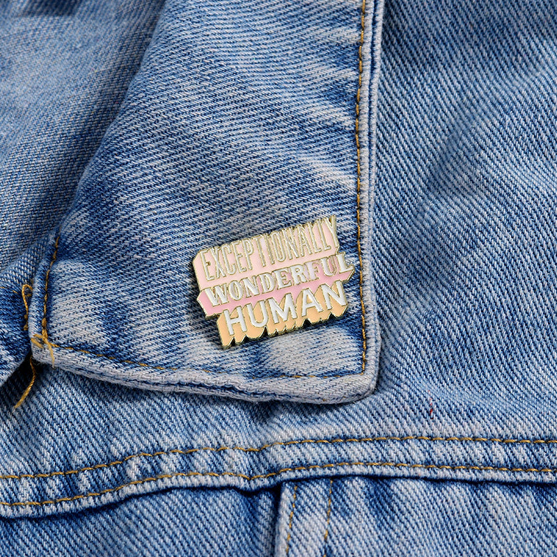 Cute English Letter New Arrival Alloy Brooch