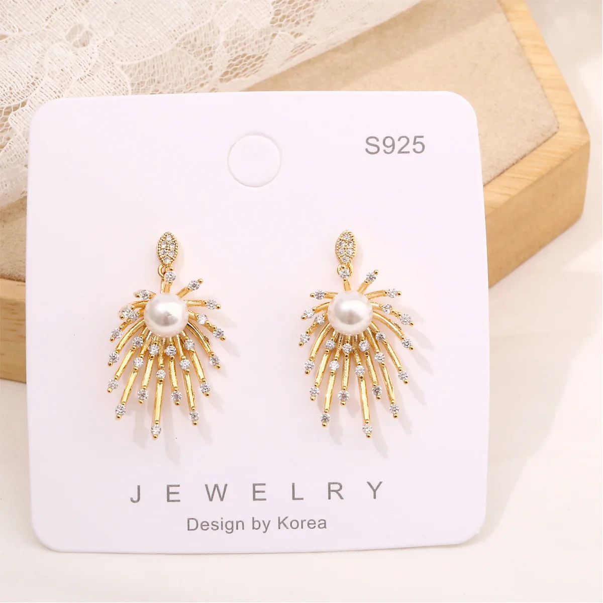 European Crystal Tassel Earrings - Elegant Pearl Ear Jewelry - Shop N Save