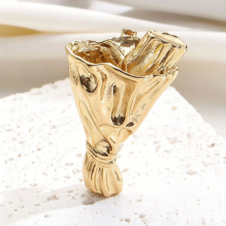 Creative High-end Alloy Jewelry Accessory Bouquet Brooch
