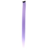 Long Straight Women colorful Synthetic Clip In Hair Extension purple