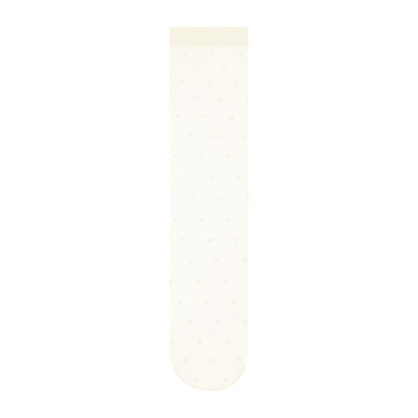 Thin Transparent Bunching Socks Women's Socks Polka Dot Calf Stockings