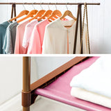 Multi-Function Triangle Clothes Floor Wheels Standing Rack - Shop N Save