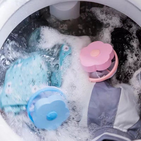 Washing Machine Lint Filter Hair Catcher Floating Mesh Bag