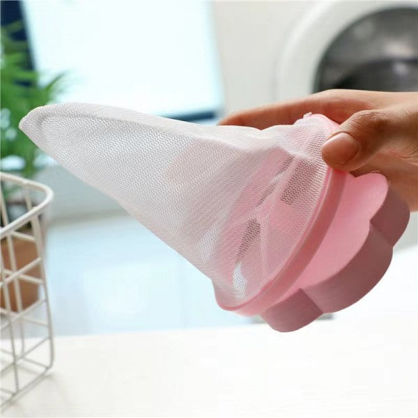 Washing Machine Lint Filter Hair Catcher Floating Mesh Bag