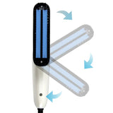 Foldable Beard Straight Hair Electric Mini Comb - White - Shop N Save