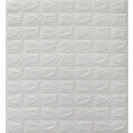 3D Wall Wallpaper Self-Adhesive 70 x 78 CM - White